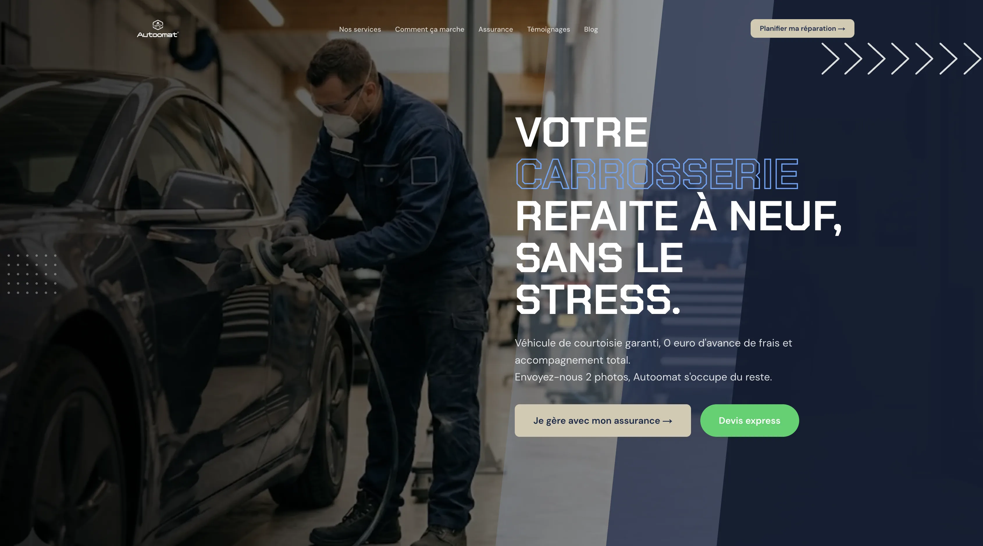 Site Autoomat carrosserie Ivry-sur-Seine